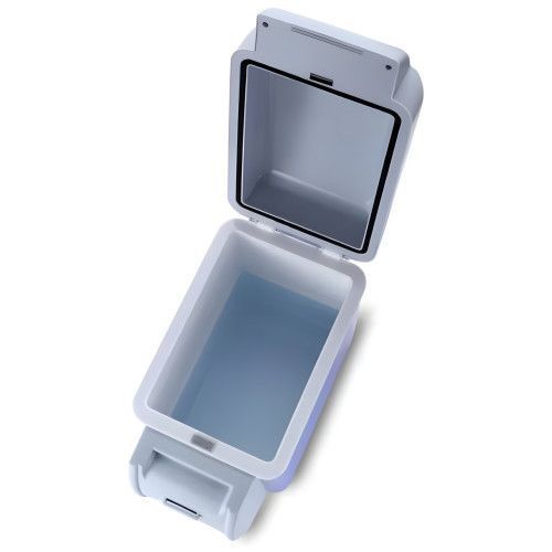 Автохолодильник портативний від прикурювача Portable Electronic 12V, 7,5 л, охолодження та підігрів, 3 підсклянники, ремінь для перенесення (синій) Portable Electronic фото