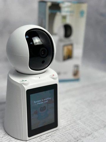 Радіоняня IP-камера з монітором та поворотом 360&deg; WiFi Smart AI Camera 1538 &mdash; додаток V380 Camera 1538 фото