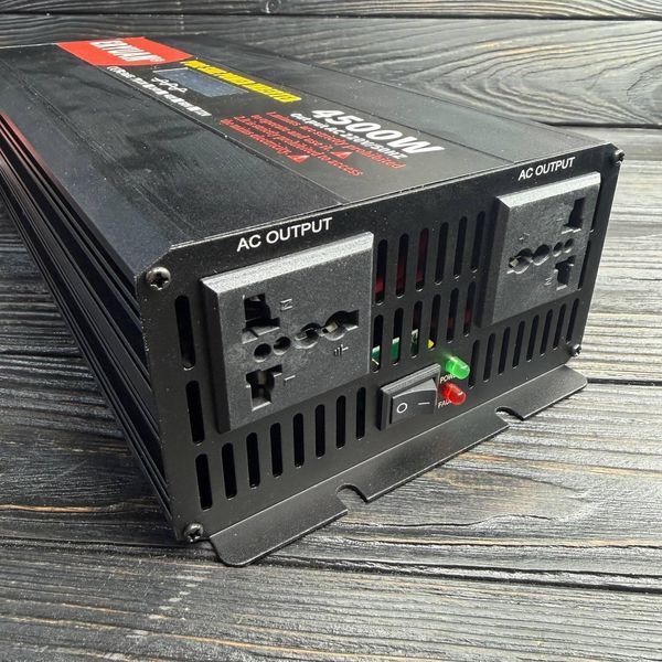 Перетворювач напруги Eryuan 4500W 12V/220V з чистим синусом LCD Інвертор для котла та побутової техніки 2907492187 фото