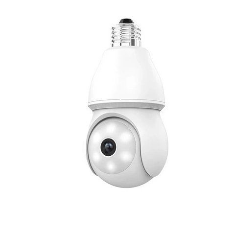 Камера видеонаблюдения AND D1 E27 WiFi 360&deg; &mdash; поворотная IP-камера в цоколь E27, приложение iCSee (белая) AND D1 E27 фото